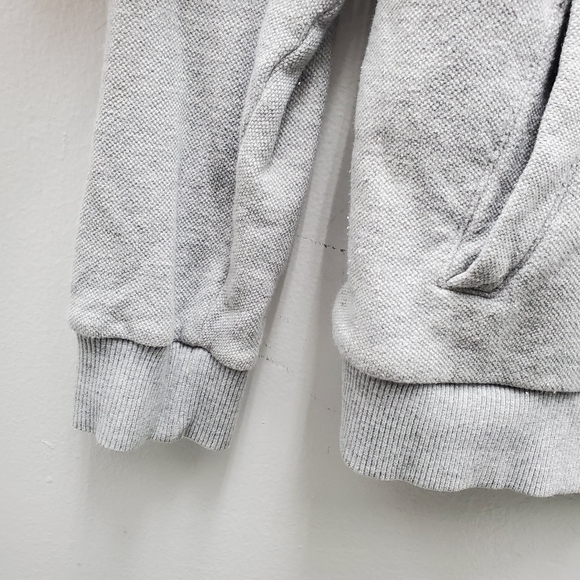 LACOSTE Cotton Full  Zip Up Cardigan Sweatshirt Terry Cloth Lining  Men & Women - Picture 7 of 12